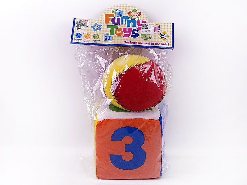 6inch Stuffed Ball & Dice toys