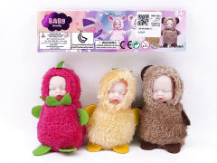 5inch Cotton Body Sleeping Doll(3in1) toys