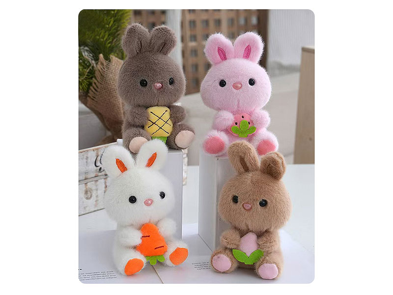 15CM Plush Rabbit(4C) toys