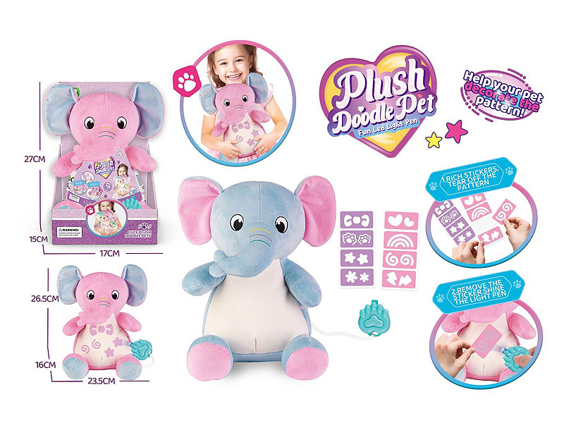 Plush Doodle Elephant toys
