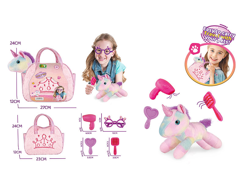 Plush Princess Unicorn Beauty Handbag toys