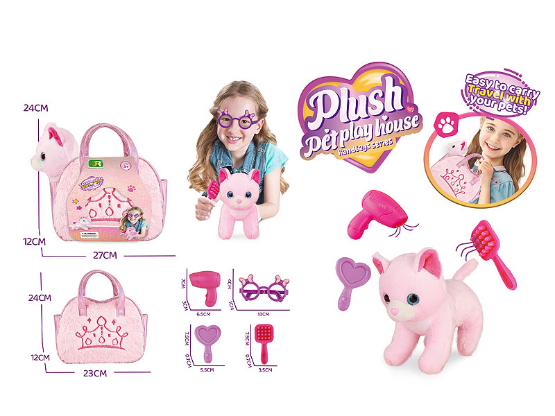 Plush Princess Cat Beauty Handbag toys