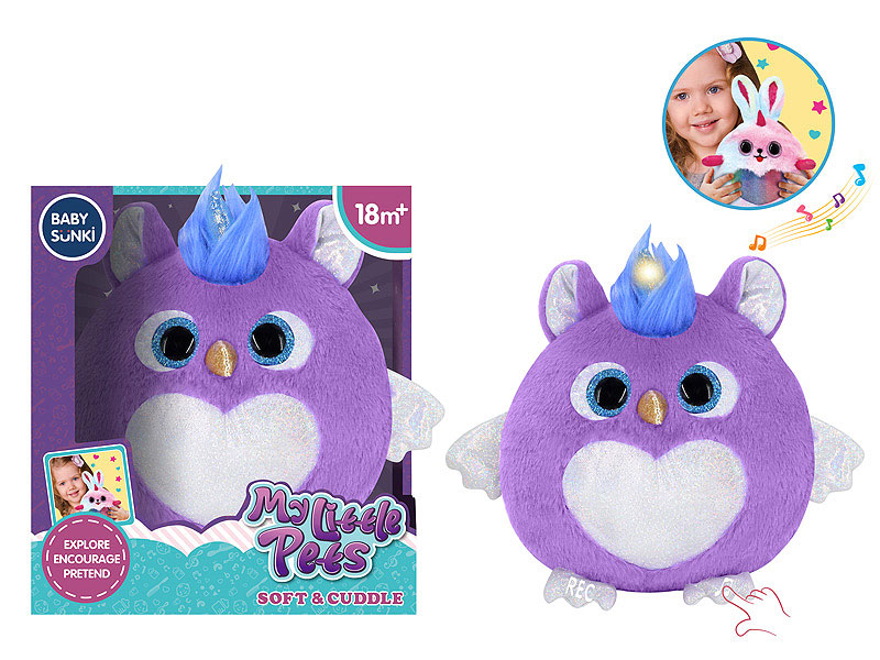 Plush Comfort Recording Owl W/L_S toys