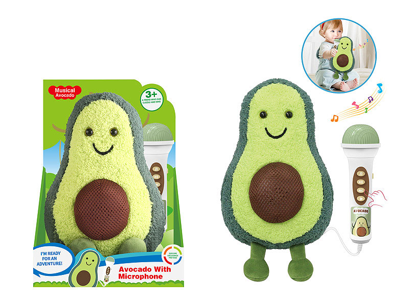 Plush Comfort Recording Avocado W/L_M toys