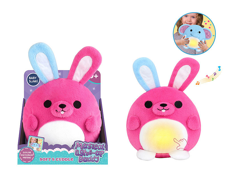 Plush Soothes Rabbit W/M toys