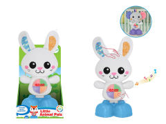 Plush Rabbit W/L_M toys