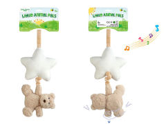 Plush Soothes Pull Line Bear W/M toys