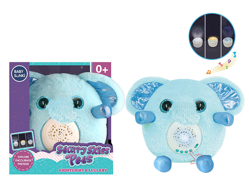Plush Appease Elephants W/L_S toys