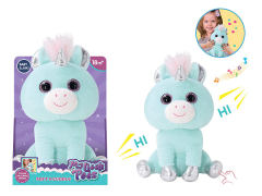 Plush Comforts Recording Unicorn W/L_S toys
