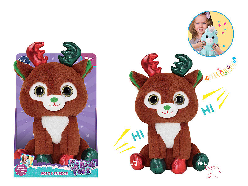 Plush Comforts Recording Milu Deer W/L_S toys