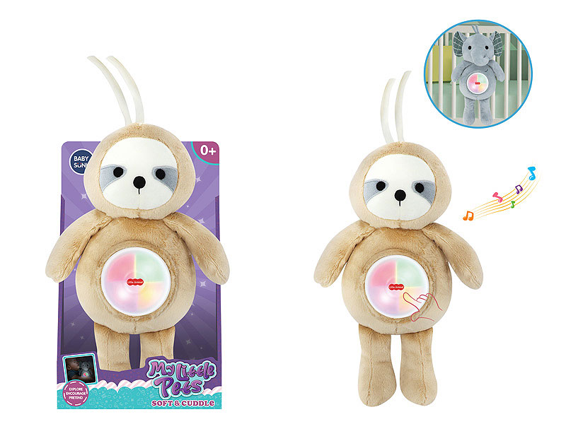 Plush Soothes Sloth W/L_M toys