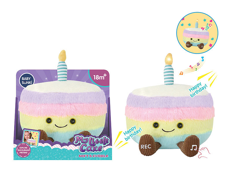 Plush Soothes Recording Cake W/M toys