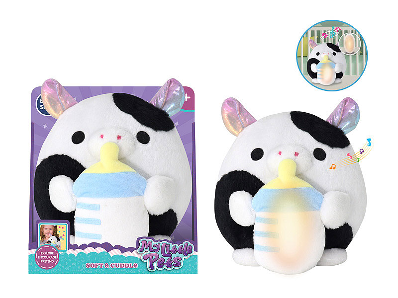 Plush Soothes Cow W/L_M toys
