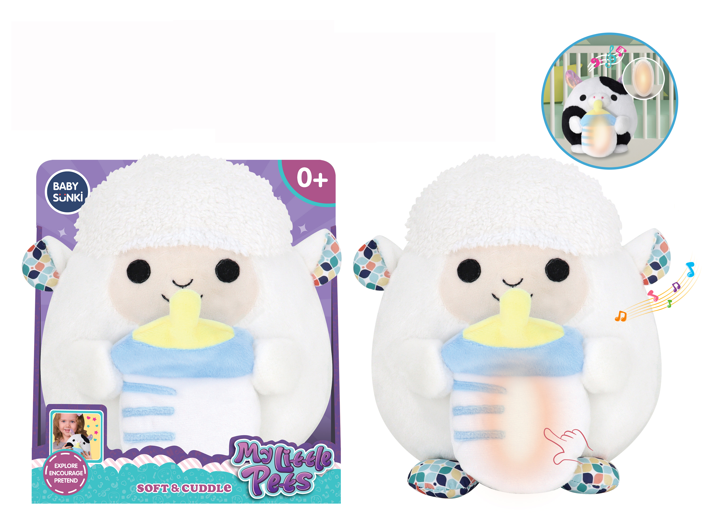 Plush Soothing Sheep W/L_M toys
