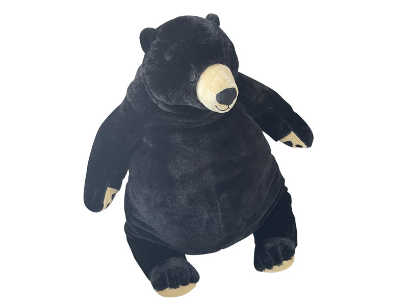 36CM Plush Black Bear toys