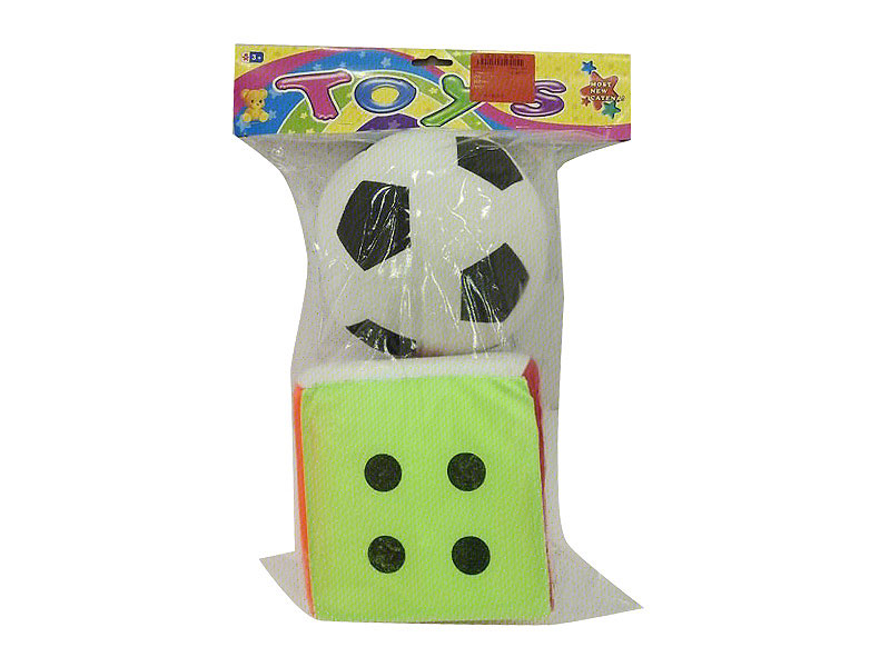 6inch Dice & Stuffed Football toys
