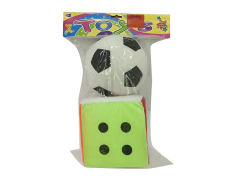 6inch Dice & Stuffed Football toys