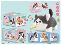 毛绒触碰感应狗(4色)