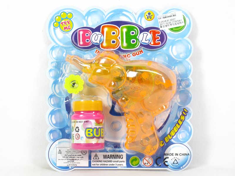 Friction Bubble Gun W/L toys