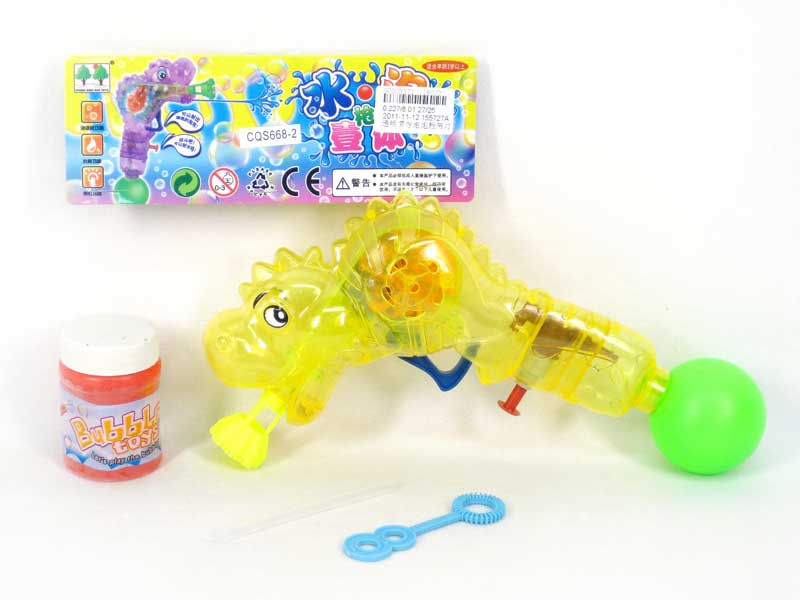 2in1 Friction Bubbles Gun W/L(2C) toys