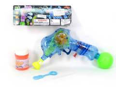 2in1 Friction Bubbles Gun W/L(2C) toys