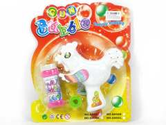 Friction Bubbles Gun W/Bell(3C) toys