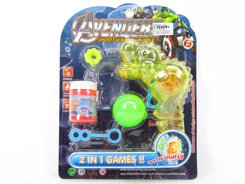 2in1 Bubbles Gun W/L(2C) toys