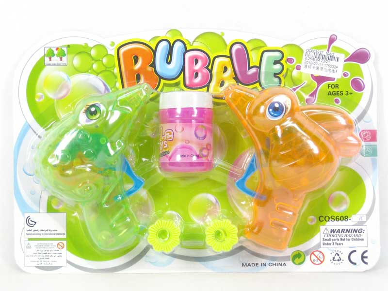 Friction Bubbles Gun W/L(2in1) toys