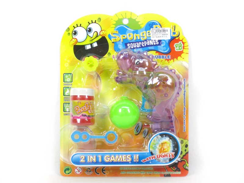 2in1 Bubble Gun W/L(2C) toys