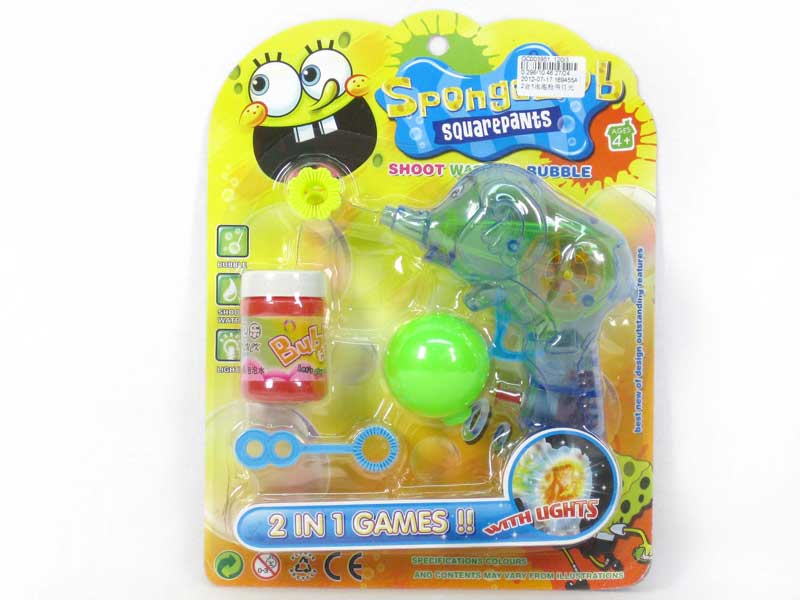 2in1 Bubble Gun W/L(2C) toys