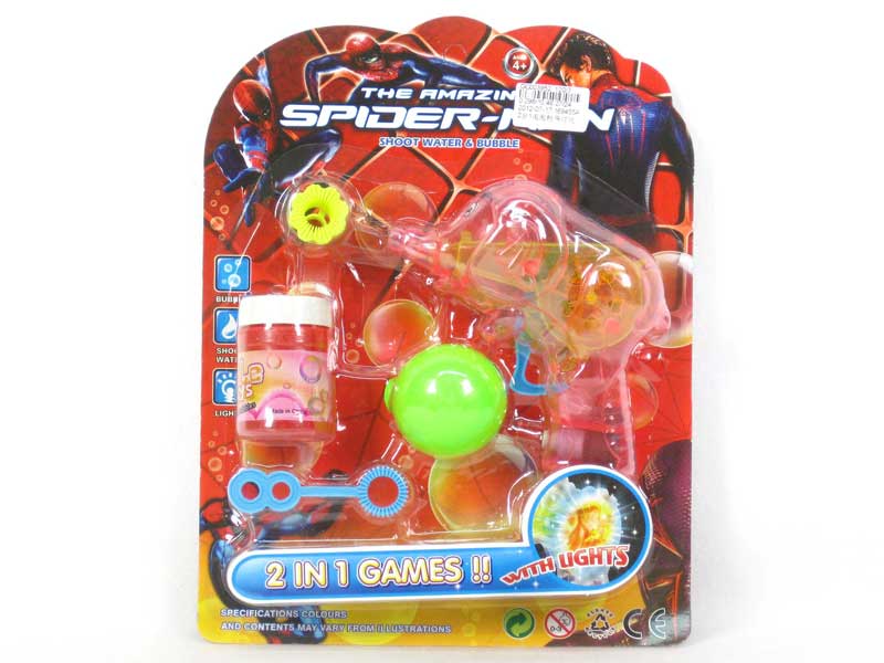 2in1 Bubble Gun W/L(2C) toys