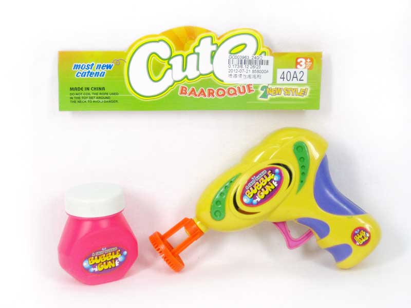 Friction Bubble Gun toys