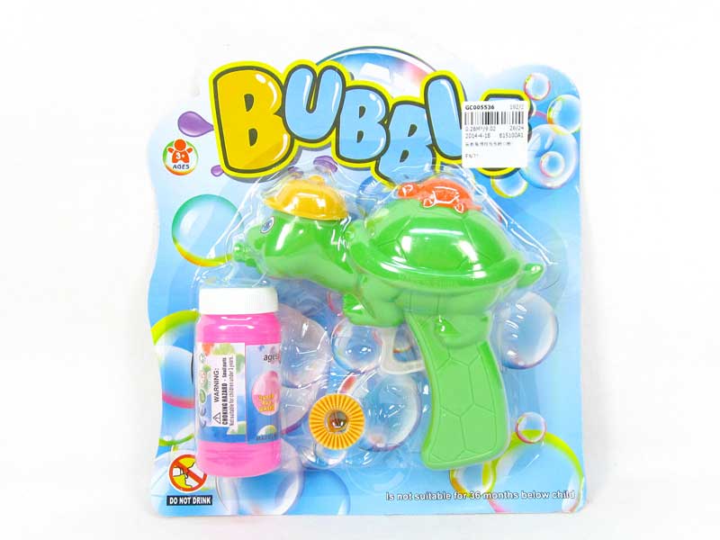 Friction Bubble Gun(3C) toys