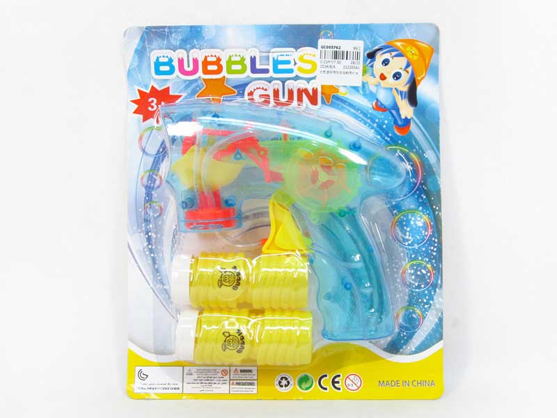 Friction Bubbles Gun W/L toys