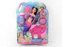 Pull Line Bubble Mermaid Doll(3C)