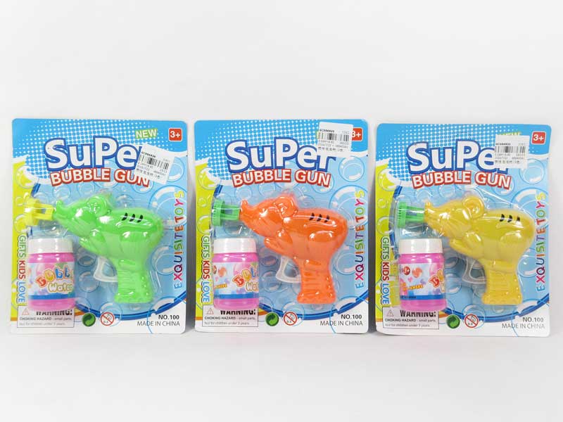 Friction Bubble Gun(3C)( toys