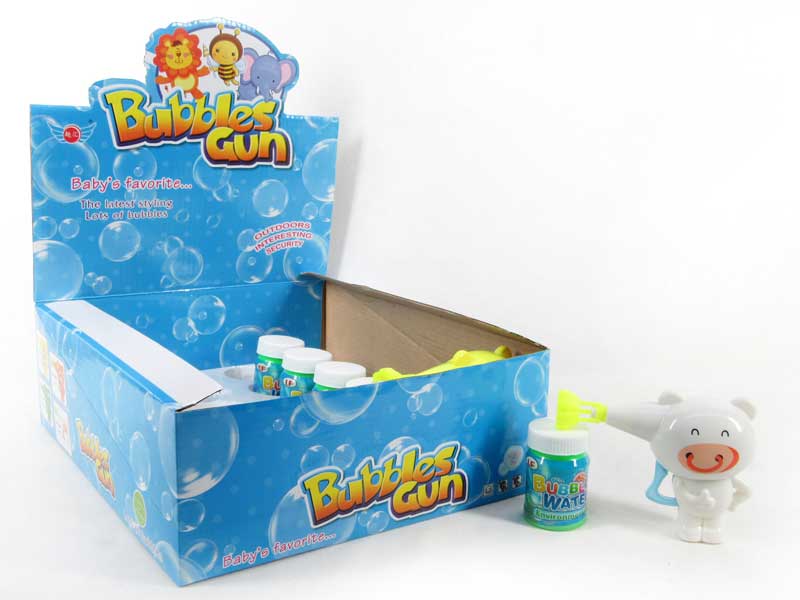 Friction Bubble Gun(12pcs) toys
