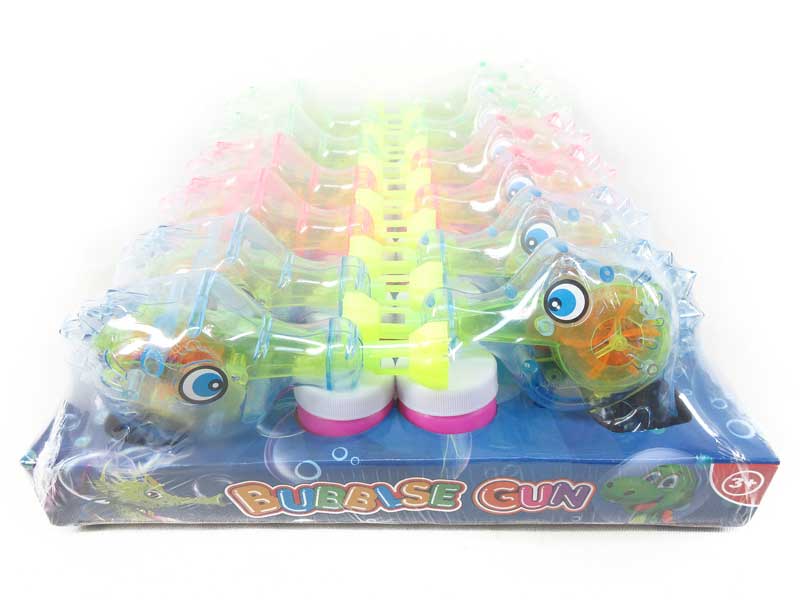 Friction Bubble Gun W/L(12in1) toys