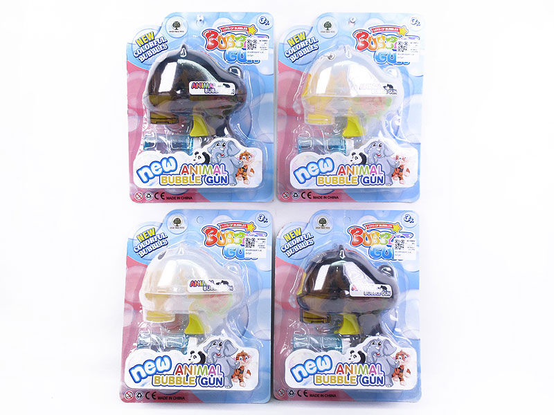 Friction Bubble Gun W/L(4S) toys