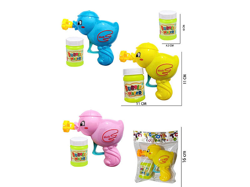 Friction Bubble Gun(3C) toys