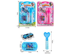 Bubble Stick & Water Game & Pull Back Car(2C)