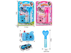 Bubble Stick & Camera & Pull Back Car(2C) toys