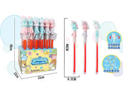 中文50公分独角兽泡泡西洋剑带铃铛（24只庄）