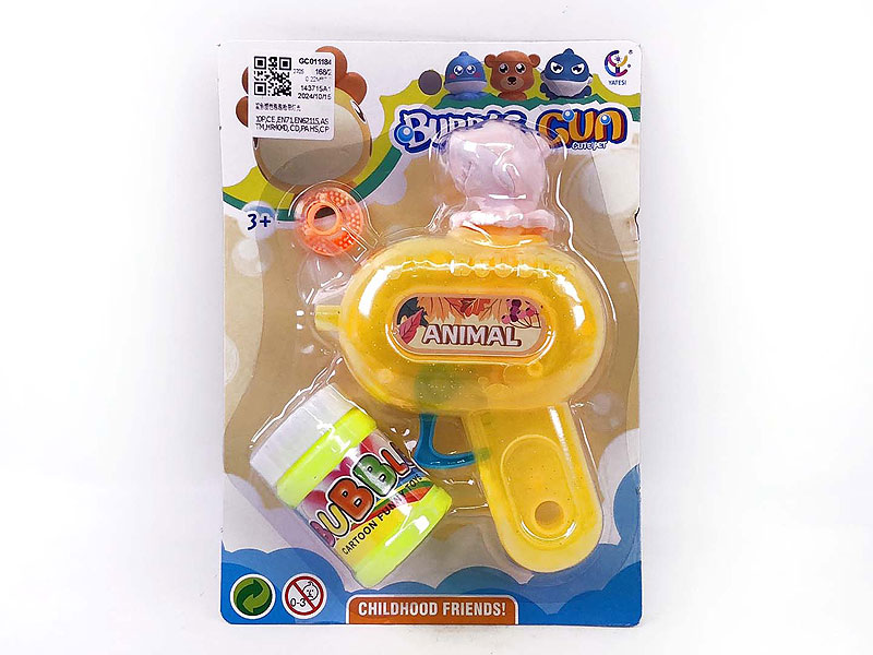 Friction Bubble Gun W/L toys