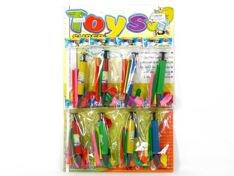 Balloon & Inflator(8in1) toys
