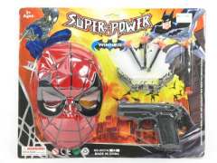 Spider Man Mask & Gun & Bow_Arrow toys