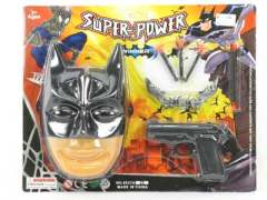 Bat Man Mask & Gun & Bow_Arrow