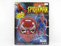 Spider  Man Mask W/L & Spider Man(2C) toys