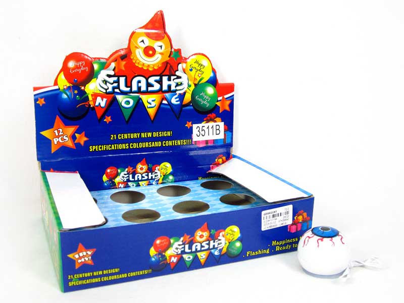 Flashing Rubber Eye Ball(12in1) toys