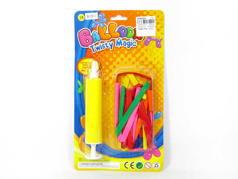 Balloon & Inflator(15in1) toys
